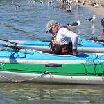 Meridian Kayaks about to launch